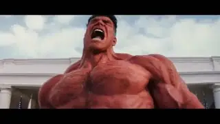 Captain America Brave New World - Red Hulk Transformation