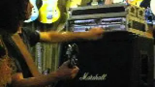 Mesa Boogie V-Twin, 20/20 Dyna Watt Power amp, DiPinto Belvedere Jr., MG112, VS112 cabs