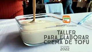 Taller para elaborar crema de tofu (en el Bazar La Veganería) - Cocina Vegan Fácil