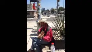 James Anthony Johnson playing on S Congress
