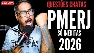 🚓 PMERJ 2026 - QUESTÕES QUE PODEM COMPLICAR SUA VIDA - MINI SIMULADO PARA POLÍCIA MILITAR DO RJ