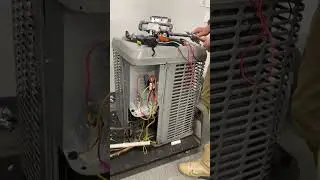 Замена газопровода в печи и запуск её прямо на уроке! #fypシviral #entertament #hvac