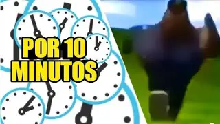 POLICIA de LLUVIA de HAMBURGUESAS CORRIENDO por 10 MINUTOS
