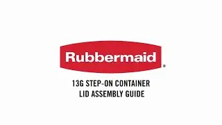 Rubbermaid 13 Gallon Step On Container Lid Assembly