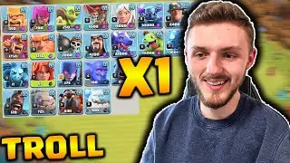 J'ATTAQUE Avec UNE TROUPE DE CHAQUE sur Clash of Clans !