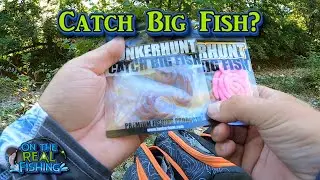 Рыбалка в ручье с компанией Lunker Hunt River Worms.