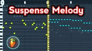 Suspenseful Piano Melody Tutorial || FL Studio Mobile