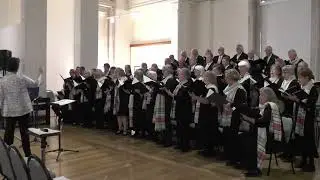 C&ocirc;r Cymry Gogledd America - 'Hawlio Heddwch' - Mererid Hopwood & Eric Jones