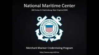 National Maritime Center: CG-719S Sea Service Form
