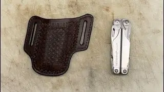 Leatherman Surge pancake sheath #leatherman #surge #sheath #homemade