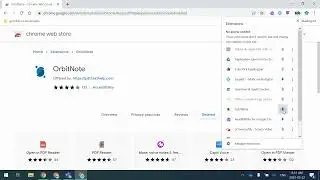 OrbitNote - Add Extension and Set Up