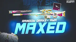 Rainbow Drake AWM Maxed | Rainbow Drake Crate Opening PUBG/ BGMI