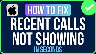 RECENT CALLS NOT SHOWING ON iPHONE [FIXED] | iPhone Missed Calls Not Showing Problem