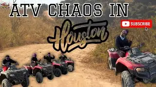 🏍ATV riding in Houston with Daye Daye & friends went LEFT 😳🔥 You already know it went up❗️
