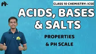 Acids Bases and Salts | Class 10 ICSE Chemistry | Selina Chapter 3 | Properties pH scale