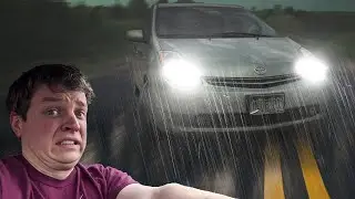 I hydroplaned...