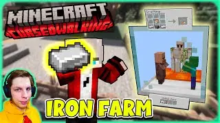 Easiest IRON FARM Ever | Cursed Walking Minecraft Modpack