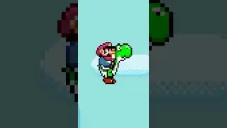 Mario's Yoshi Glitch  #mario #animation #supermariogalaxy2