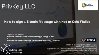 How to sign a Bitcoin Message with a Hot or Cold Wallet