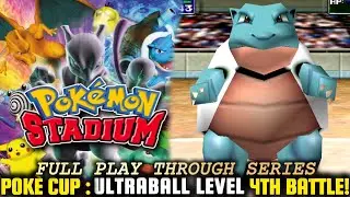 POK&Egrave; CUP | ULTRABALL LEVEL | 4TH BATTLE | POKEMON STADIUM N64 PLAYTHROUGH SERIES #POKEMONSTADIUM
