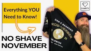 Полное руководство к успеху без бритья в ноябре! Футболки Grow-Vember и благотворительная акция