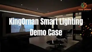 Smart Lighting Scene Control Demo (Bluetooth) | Magnetic Track + RGB LED Strips