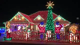 Winner Ben Sumner of Jenks Oklahoma The Great Christmas Light Fight TV show on ABC. Best display!