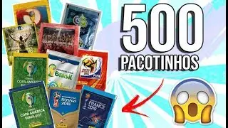 😱 500 PACOTINHOS DE FIGURINHAS DIFERENTES 🔝 Mostrando minha coleção COMPLETA