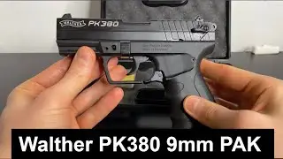 Walther PK380 9mm PAK Schreckschuss Pistole mit Sicherheitsrast Review