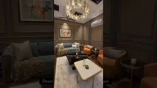Drawing room of a 1 kanal house in Phase 6 , DHA Lahore. Call/Whatsapp: +92 322 5123030