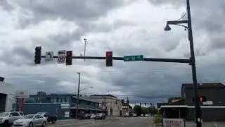 Very new intersection put up