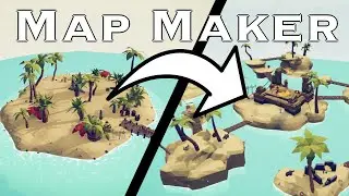 Making PIRATE ISLANDS With The NEW MAP MAKER in TABS!