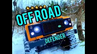 EXTREME ride in SNOW with MY first RC car LAND ROVER