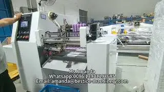 Core less roll automatic rewinding machine