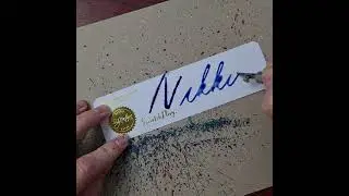 Splatter Calligraphy Name Request no.135