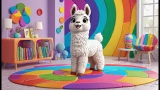 Oops! The Baby Llama Spilled the Colors | Nursery Rhymes for Kids & Baby Songs