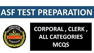 asf corporal test preparation || asf corporal past papers || asf test preparation 2025-2026