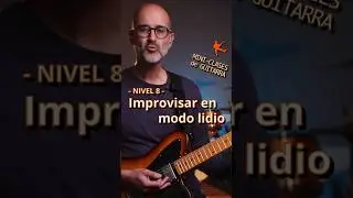 Improvisando en MODO LIDIO 🎸 Mini-clase de guitarra