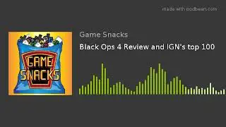 Black Ops 4 Review and IGN's top 100