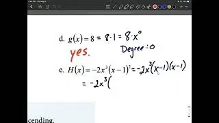Determine if Polynomial Function or Not