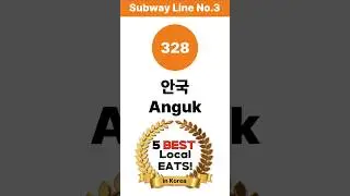 🇰🇷 Top 5 Must-Try Restaurants near Anguk Station