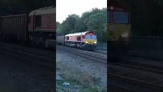 #DBcargo 66128 6V81 at Duffield #train #railfreight #class66 #ews #freight #rail #freighttrains