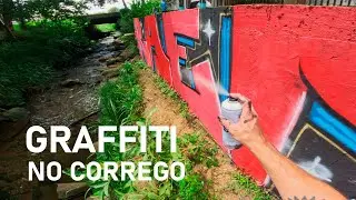 Interven&ccedil;&atilde;o em um espa&ccedil;o esquecido | Graffiti no Corrego!