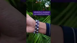 Labradorite and Amethyst Combination Bracelet #shorts #Labradorite #Amethyst #bracelet #energyvastu
