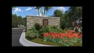 Architectural Community Entrance Sign