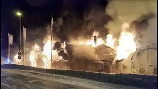 &Aring;sarna skicenter totalf&ouml;rst&ouml;rt i brand