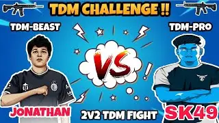 JONATHAN VS SK49 1v1 IN TDM | SK49 WON AGAINST JONATHAN | FULL TDM GAMEPLAY