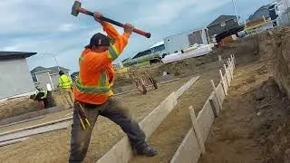 Como  hacer Footing paso a paso #construction #concrete #viralvideo #video #usa #mexico #elsalvador