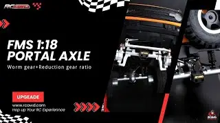 RCAWD New Release - fms1：18 worm drive Portal Axle
