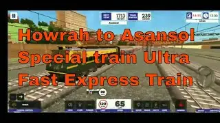 howrah to asansol train journey | superfast train full journey